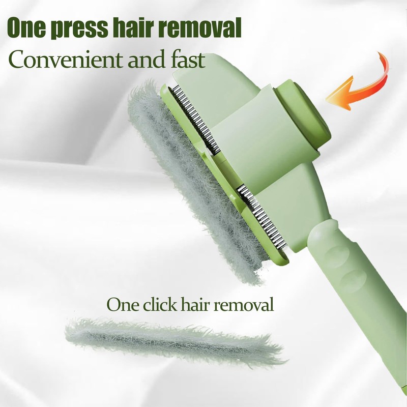 3Pcs Flea Comb & Pet Hair Remover Glove Set -