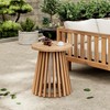 Christopher Knight Home Taki Acacia Wood Patio Coffee Table, Round