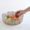 Alessi Obstschale aus Edelstahl, Silber,22 x 25 x 15 cm