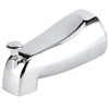 Wall Mounted Electroplate Bathtub Faucet Concealed Tub Spout with Pull