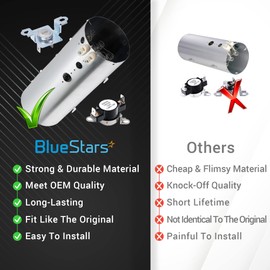 BlueStars 137114000 Dryer Heating Element, 137032600 Thermal Limiter, 3204267 Thermostat Replacement Kit - For Electro-lux Frigi-daire Dryers - Replaces PS2367792 AP4456656 AP4368739 AP2131477