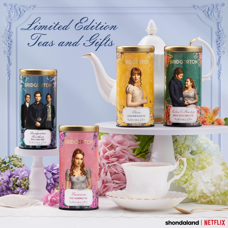 The Republic of Tea — Bridgerton Francesca Rose Chamomile Herbal