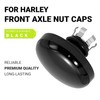 AC-MTORC Motorcycle Front Axle Nut Caps Axle Covers for Harley
