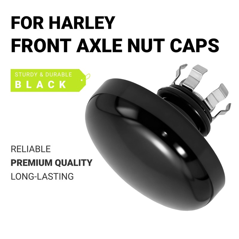 AC-MTORC Motorcycle Front Axle Nut Caps Axle Covers for Harley