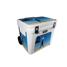 MightySkins Skin Compatible with Yeti Roadie 60 Wheeled Cooler - Moon Dunk | Protective, Durable, and Unique Vinyl Decal wrap Cover | Easy to Apply, Remove, and Change Styles | Made in The USA