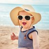 2 Pack Baby Sunglasses UV400 Protection Toddler Sunglasses Adjustable Infant
