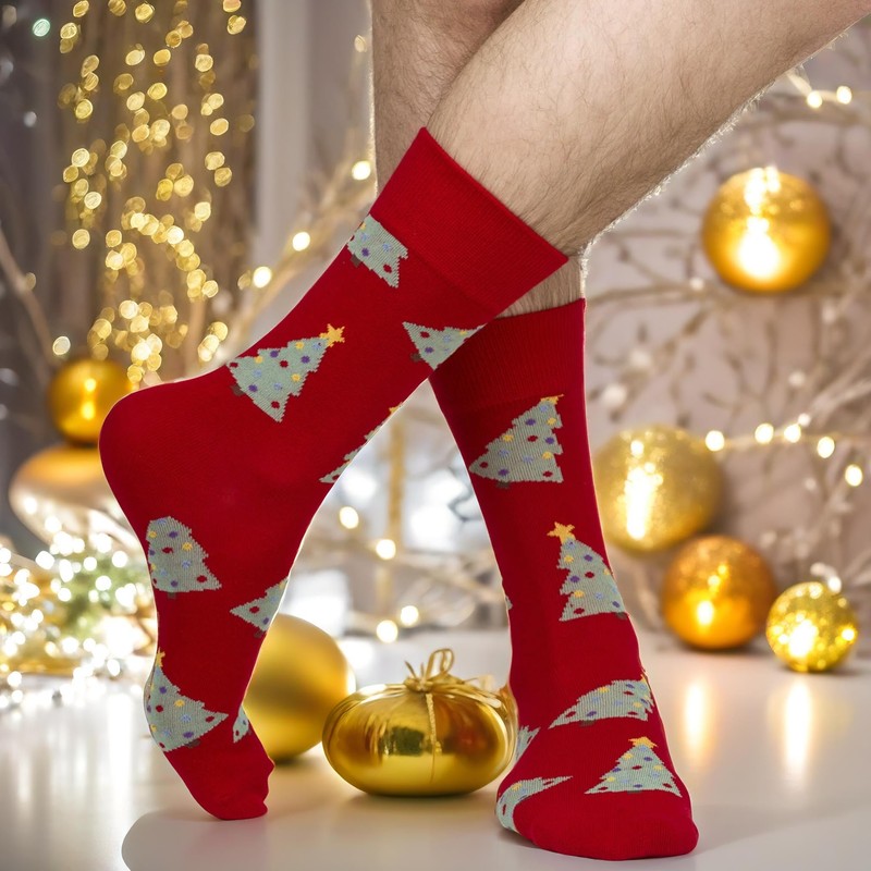 soxo Ladies Mens Christmas Socks Funny Gift 2 Sizes Available,
