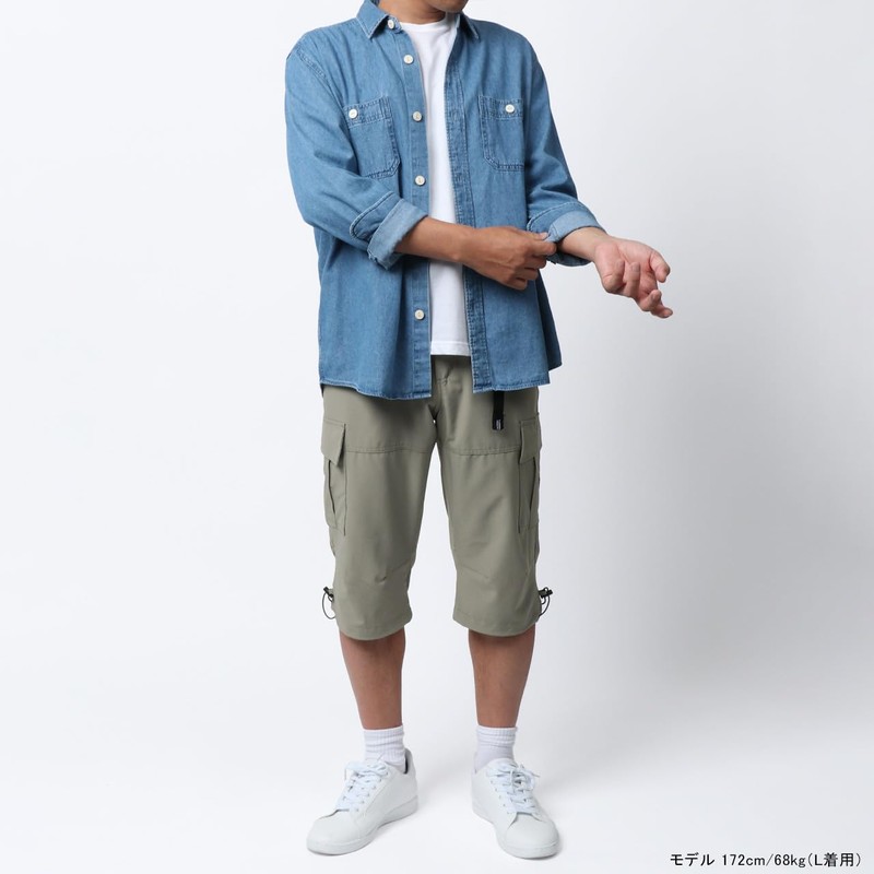 Outdoor Products Men’s Half Pants, Customized, Stretchable, Dry, UV Protection,