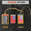 Tactical Molle Hanging ID Card Badge and Patch Holder with