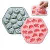 2 Pack Silicone Chocolate Molds - Honey Comb Silicone Mold,