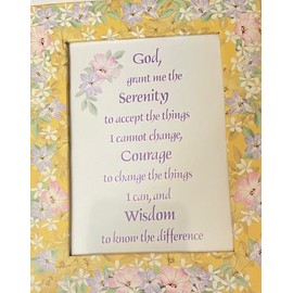 Thelma's Shop Serenity Prayer Note Holder Religious Gifts christian Church Supplies