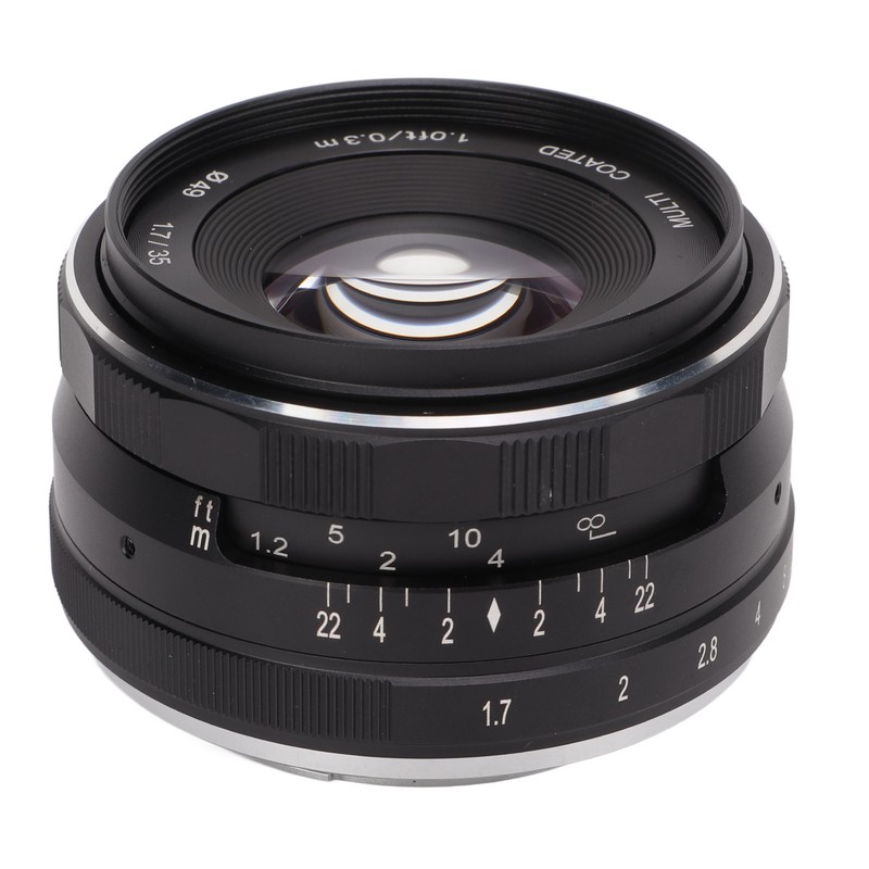 Meike 35mm F1.7 Lens APS C Frame Manual Prime Lens