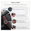 Dickno Bling Crystal Double Rhinestone Car Engine Start Stop Decoration