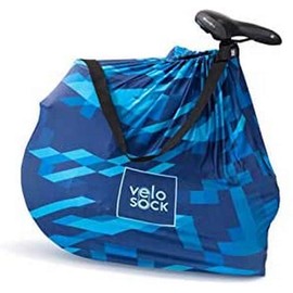 Velo Sock Unisex's Folding Bicycle Cover Bike, Blue, One Size