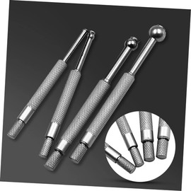 TEHAUX 12pcs Telescoping Bore Gage Set Spherical Shaped Small Hole Gauge for Precision Measurement of Internal Diameters Hardened Tool for Deep and Slots