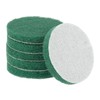 sourcing map 6pcs Scrubber Scouring Pads 180 Grits 3 Inch