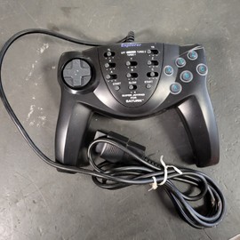 Innovation Black Sega SATURN Turbo Slow motion Control CONTROLLER Joy pad 8  way fire