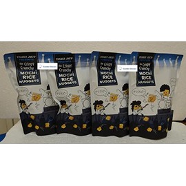 Trader Joe’s Crispy Crunchy Original Mochi Rice Nuggets 6.35oz 180g (Four Bags)