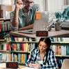 SUPLEDCK Alarm Clock,Digital Alarm Clock for Bedrooms,Battery Operated Clock,Adjustable 3