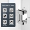 AatrixQuayn 90 Degree Glass Shower Door Hinges Heavy Duty Solid