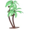 Twin Palm Tree with Coconuts, 4-inch Cake Topper (8 Count)