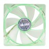 Akasa 120mm Quiet Bright Green Fan | Green LED Case