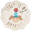 Mud Pie Birthday Boy Celebration Candle Plate, 8 x 8