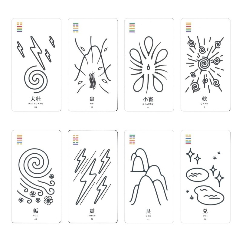 I Ching Cards | Lee Force | 64 Cards with