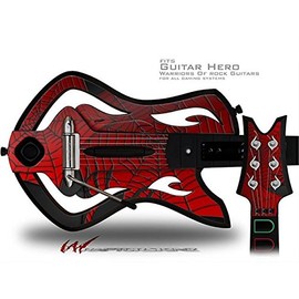 Spider Web Decal Style Skin - fits Warriors Of Rock Guitar Hero Guitar (GUITAR NOT INCLUDED)
