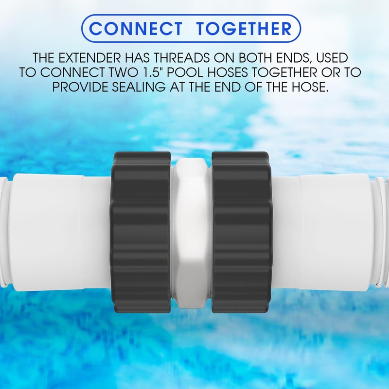 1.5" Universal Pool Hose Connector for Intex Coleman Swimming Filter