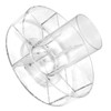 Ciieeo Rotating Makeup Organizer Divided Compartments Turntable Storage for Cosmetics