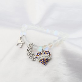 UJIMS SigmaRho Sorority Gifts for Women Pretty Poodle Bracelet Greek Sorority Jewelry Sorority Paraphernalia Bracelet (Pretty Poodle Bracelet)