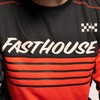 FASTHOUSE Classic Mercury Short Sleeve Jersey (Black/Red, X-Large)