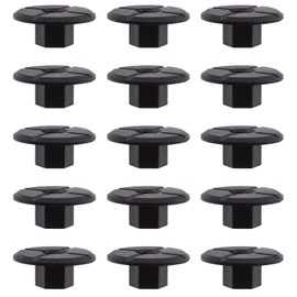 SING F LTD 50Pcs 4mm Unthreaded Plastic Nuts Black for Wheel Arch Trim Panel Splash Guard Undertray Bumper 2019900050 51711958025