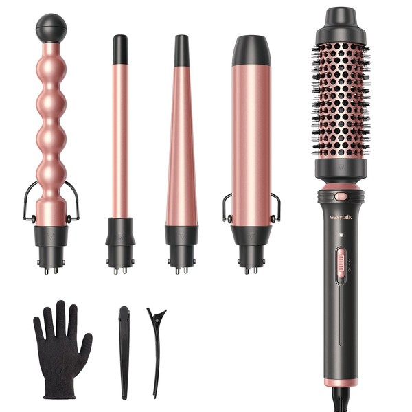 wavytalk Wavytalk 5 in 1 Curling Wand Set, Multi Curl,