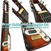 OVSAL Solid Brass Lap Steel Guitar Nut & Saddle Set,