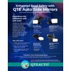 PM Auto Right Passenger Side Mirror, Power Non-Heated Paintable Manual