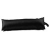 Classic Home Store Black Leatherette Draught Excluder Faux Leather Boat