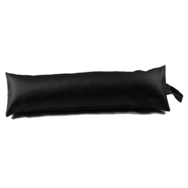 Classic Home Store Black Leatherette Draught Excluder Faux Leather Boat Caravan Door Draft Stopper (2ft)