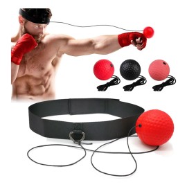 Pelotas Entrenamiento Reflejo Boxeo Bola De Golpe Agilidad