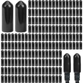 codree 200 PCS No Glow Caps for String Lights, Blackout Caps to Hide The Extra Lights, Christmas Blackout Black Light Cap Covers for String Lights 5mm Diameter