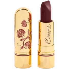 BESAME Noir Red Lipstick - 1930, Deep Plum-Boysenberry Red, Perfect for Deep Skin Tones, Moisturizing with Vitamin E, Triple Pigmented, Satin Finish, Feather-Proof, Long-Wearing