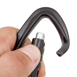1 Pair of Heavy Duty Self Auto Locking Carabiner Clip, Swivel Rotating Ring, Keychain, Outdoor Camping Hiking Hammock Hooks, Dog Leash Carabiner Clasp