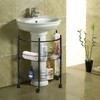 L&H UNICO Pedestal Under The Sink Rack with 2 Storage