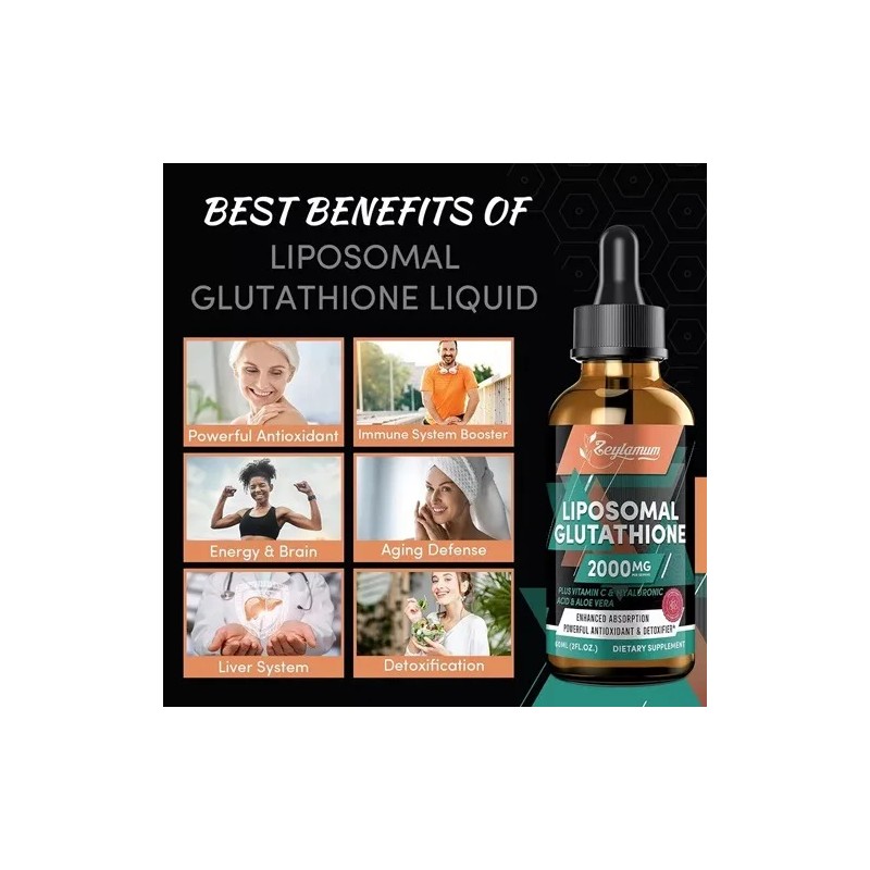 Glutation Liposomal En Gotas 60 Ml Zeylamum, Potente 2000mg