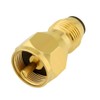 Joywayus Adaptador de recambio universal de latón macizo para tanque