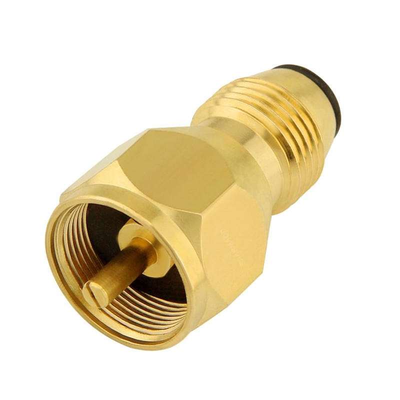 Joywayus Adaptador de recambio universal de latón macizo para tanque