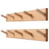 evory 2 Pack Coat Rack Wall Mount, 17 Inch Coat
