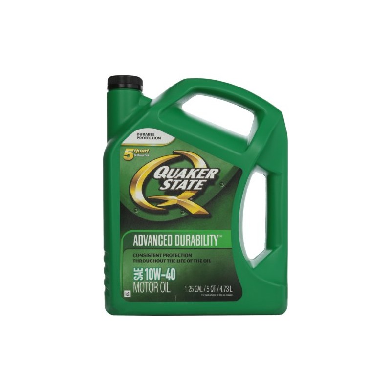 Quaker State 550038300 Advanced Durability 10W-40 Motor Oil - 5