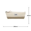 [Luddite] Radite Pencil Case, Two-Tone Boat Pencil Case, Slim, beige,